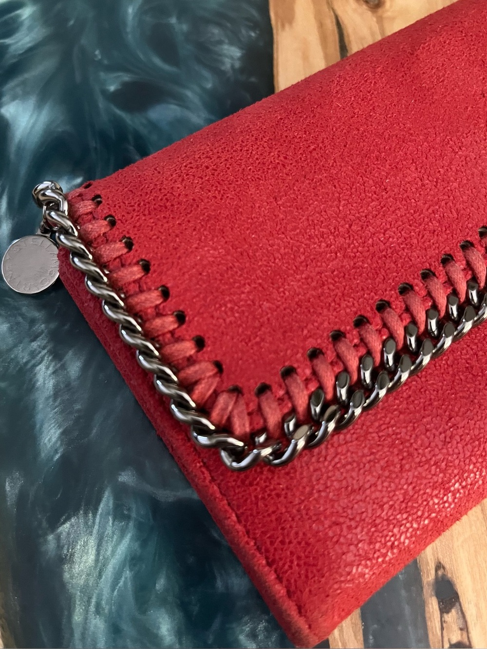 Stella McCartney Red Falabella Wallet